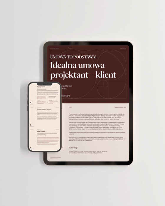 Umowa to podstawa! Idealna umowa projektant – klient